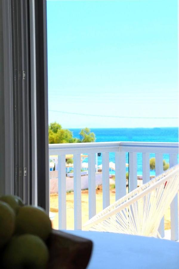 Beach Apartment Thalia With Hot Tub And Sea View アギオス・プロコピオス エクステリア 写真